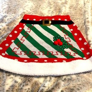 MRS.Claus mini skirt NWOT costume